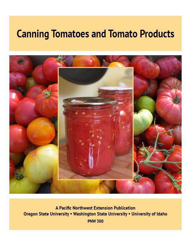 Cover image of Canning Tomatoes and Tomato Products