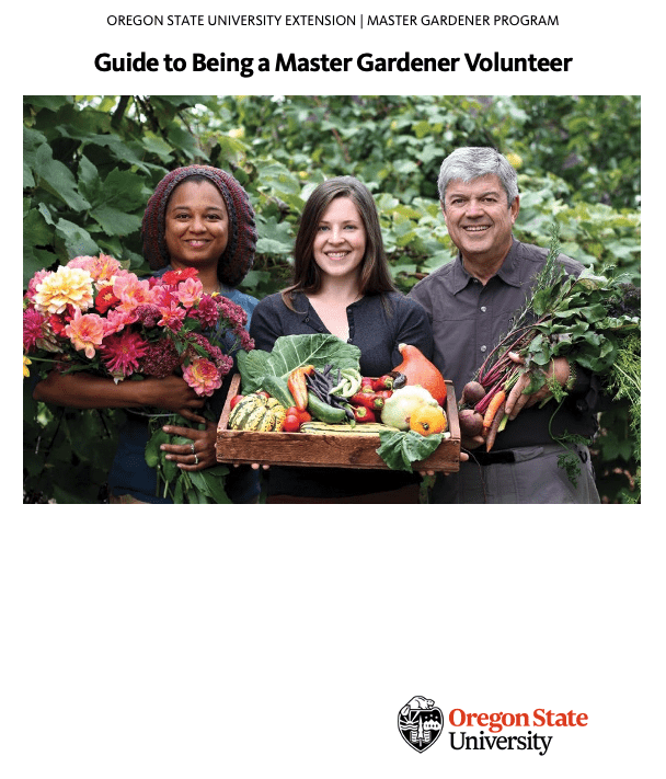 screenshot of cover of Guide to Being a Master Gardener Volunteer