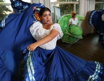 Baile Folklórico emphasizes local folk culture with ballet characteristics and honors Mexico’s rich history of Indigenous, African and Spanish roots.