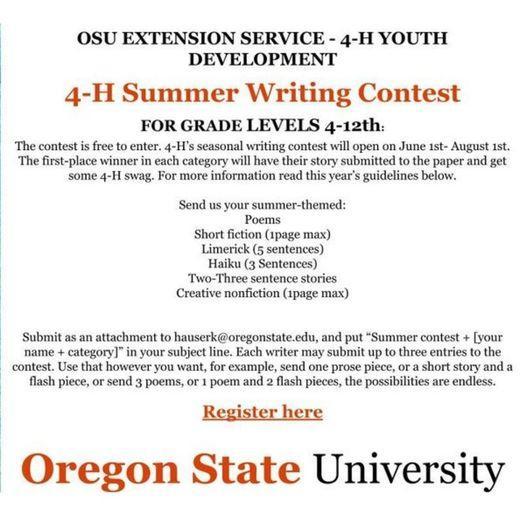 Stay At Home Youth And 4 H Activities Osu Extension Service