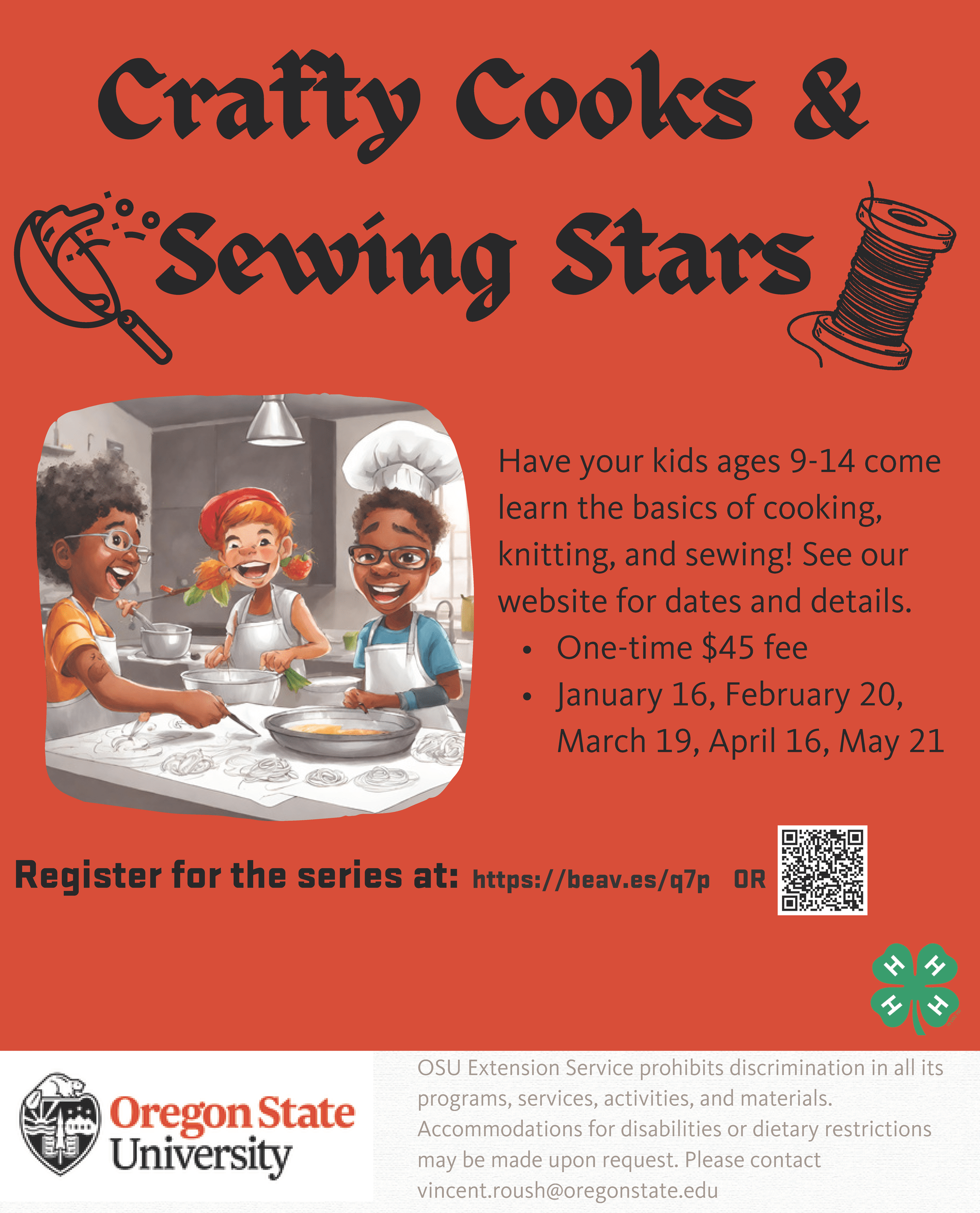 Marion County 4-H Crafty Cooks & Sewing Stars