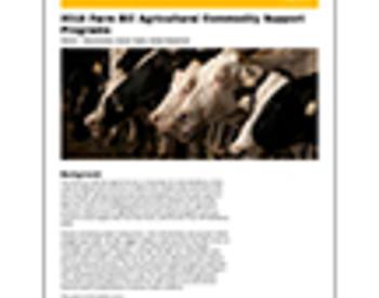 Cover image of "2018 Farm Bill Agricultural Commodity Support Programs"