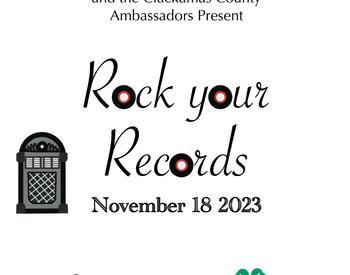 2023 Awards Night program cover - Rock Your Records