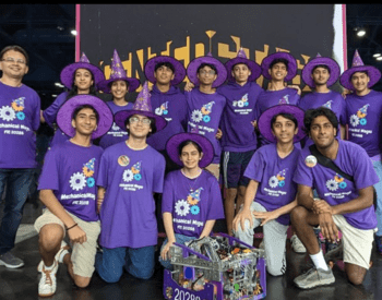 The Mechanical Mages won seven out of the 10 matches they played in their division at the FIRST Tech Challenge World Championships..