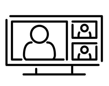 virtual meeting icon