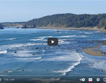 Oregon Sea Grant 50 years view of the coast line
